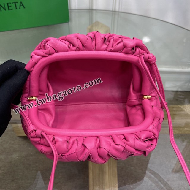 Bottega veneta高端女包 98061 寶緹嘉升級版小號編織雲朵包 BV經典款純手工編織羔羊皮女包  gxz1179